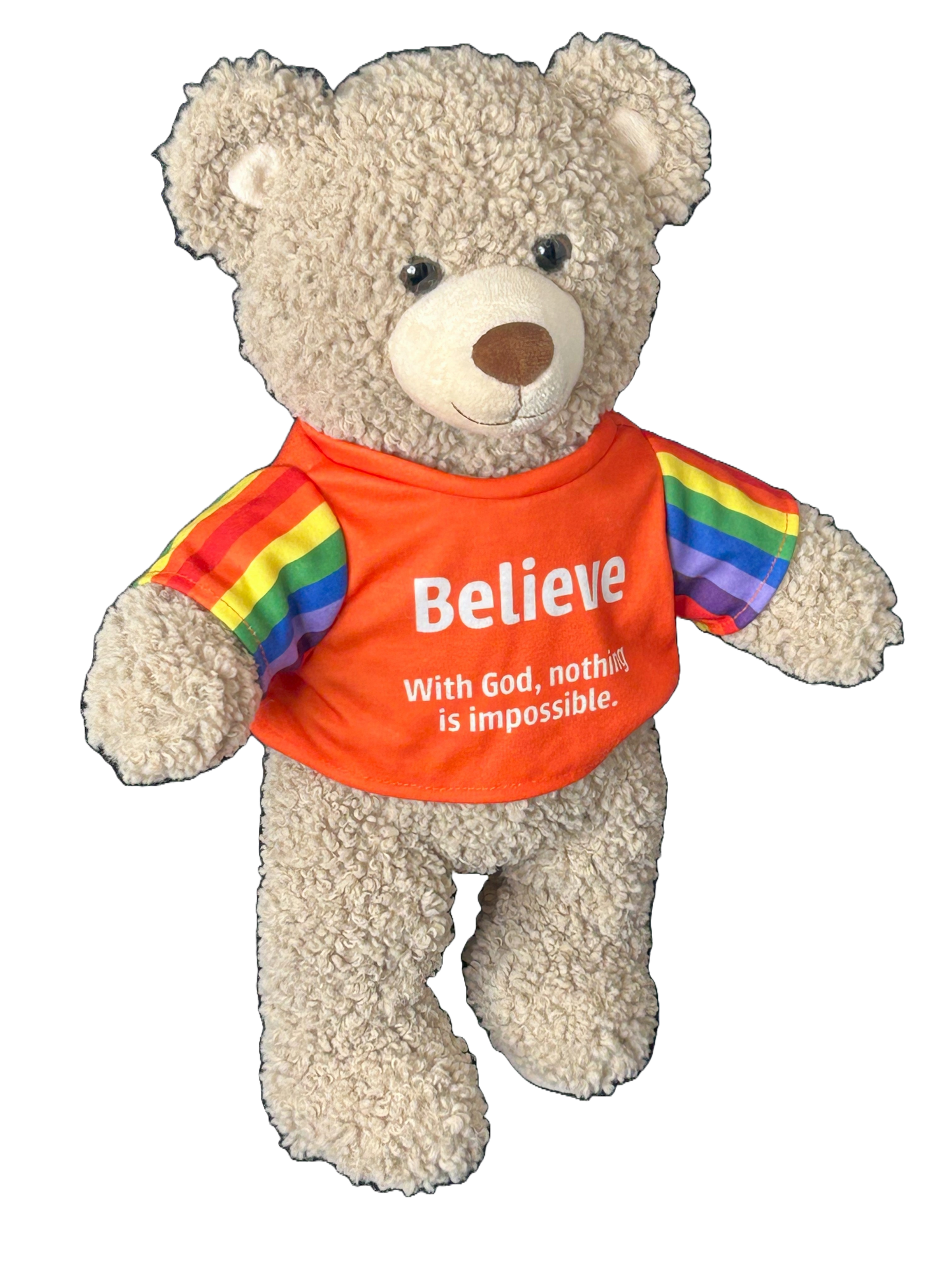 Believe Bear - 40cm. An inspiration to grow in faith, confidence and trust in God’s promises.