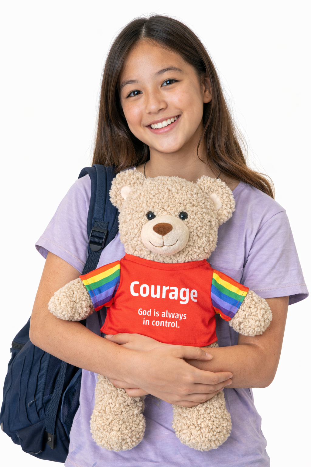 Courage Bear (40cm) -Encouragement for those facing worries, fears or new challenges