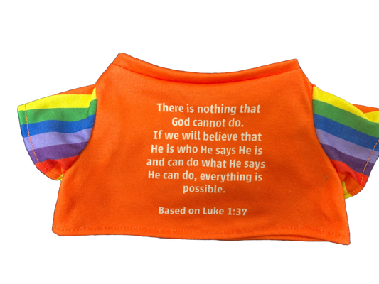 Promise Bears - Orange - Believe Bear T-Shirt
