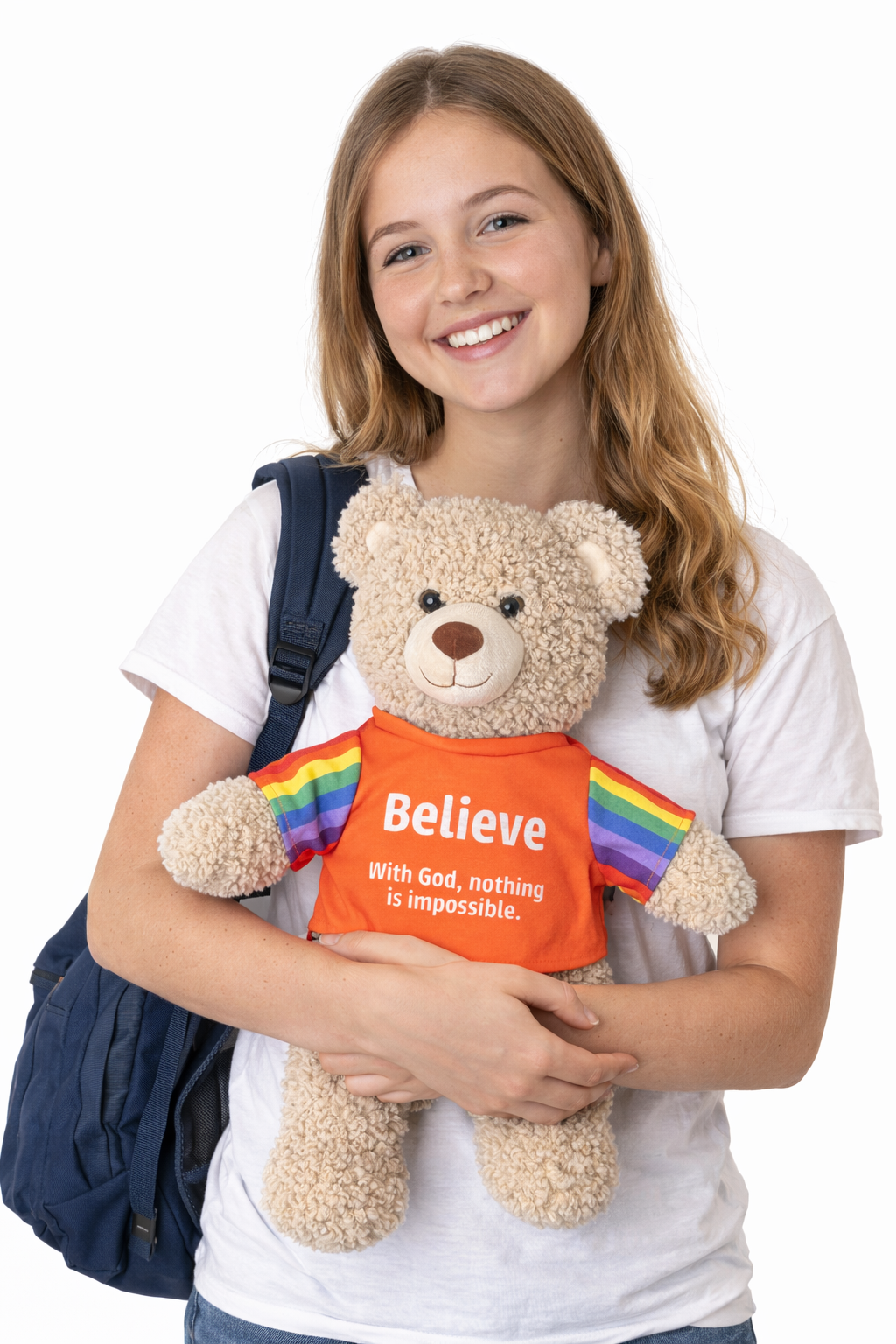 Believe Bear - 40cm. An inspiration to grow in faith, confidence and trust in God’s promises.
