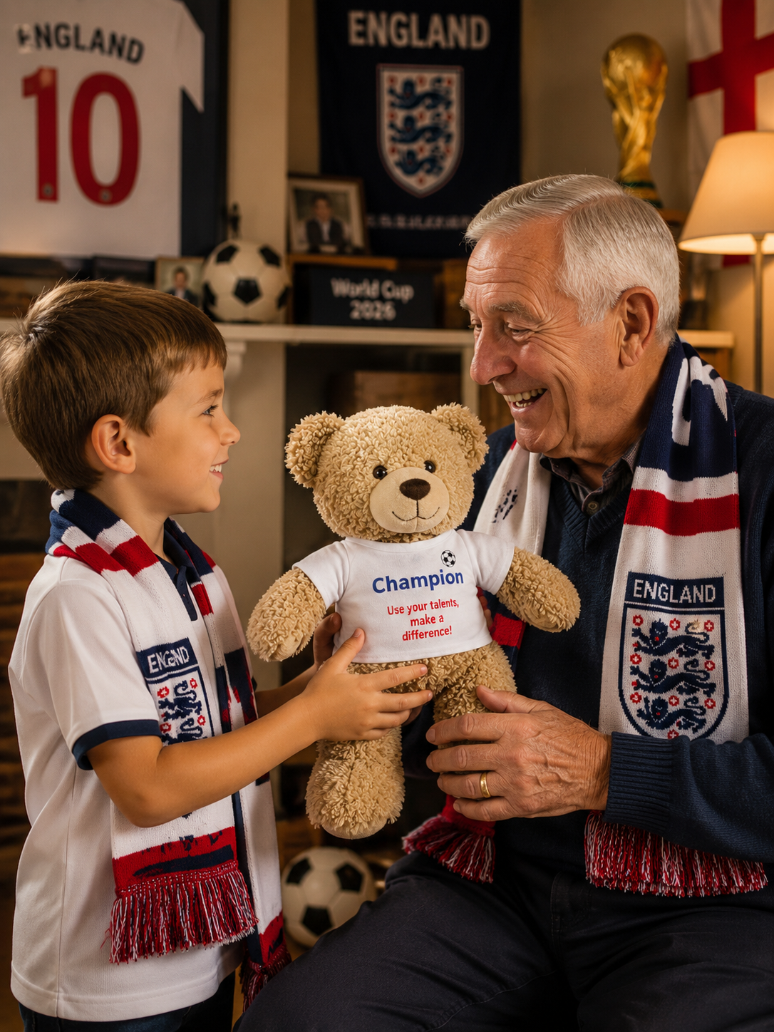 Champion Bear - a special edition Promise Bear to celebrate the World Cup 2026